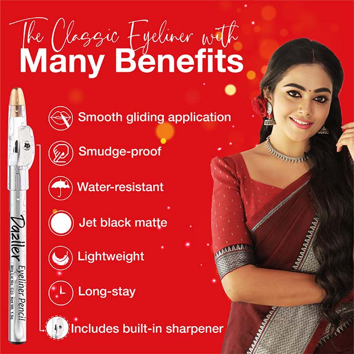 Eyeliner Pencil | Wholesale Pack | 20 Pcs + 2 Pcs Free